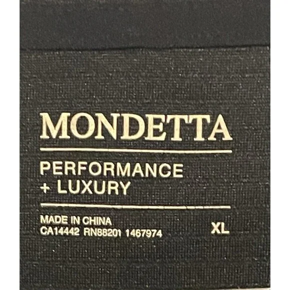 Mondetta Hoodie Pullover Black Slit Hems Women’s Size XL - Picture 2 of 9